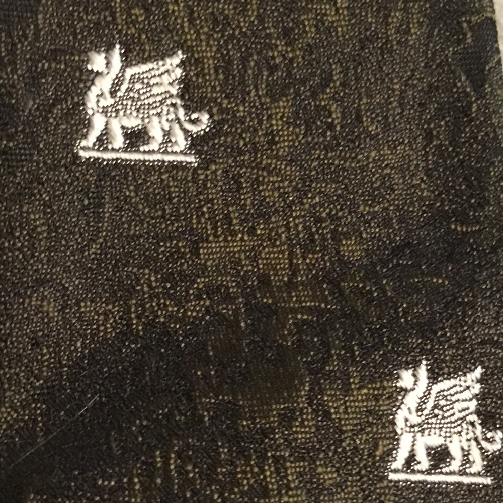 Cattrell’s by Damon All Silk Green Embroidered Tie.
RARE FIND. Vintage. NEW!